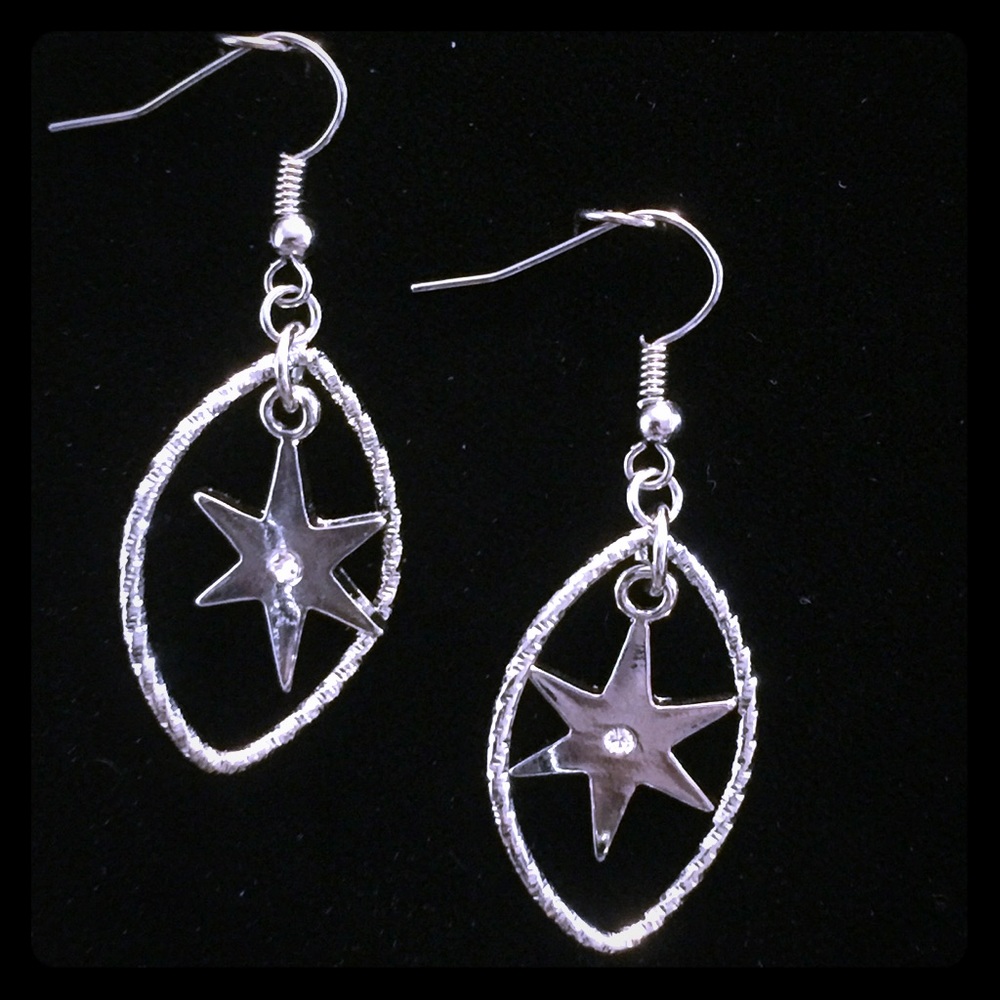 Star Drop Earrings